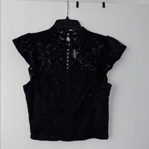 Elegant Black Lace Top